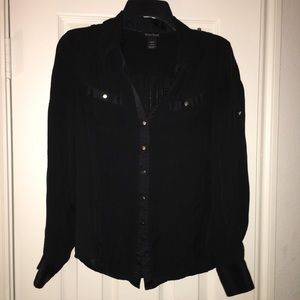 White House Black Market SILK Blouse